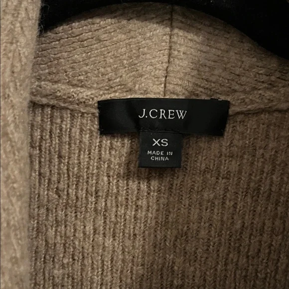 J. Crew Women's Cocoon Tan Cardigan Sweater - Picture 3 of 5